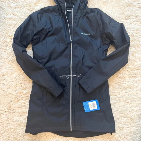 Columbia Switchback Lined Long Jacket Black S NWT - Picture 2 of 8